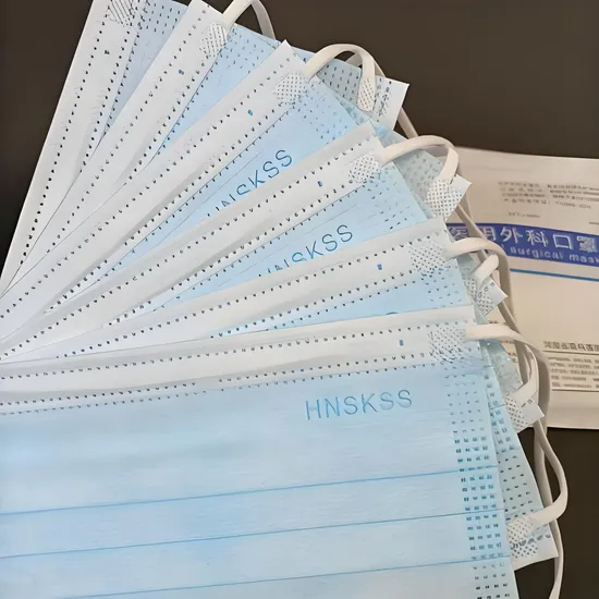 Disposable Surgical Dental Black 3ply Medical Face Mask TypeIIR BFE 99% Surgical Mask